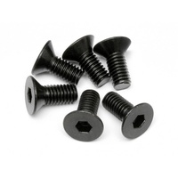 HPI - Flat Head Screw M6X14mm (Hex Socket/6Pcs) [94879]