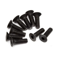 HPI - Flat Head Screw M3x10mm(Hex Socket/10pcs) [Z083]