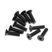 HPI - Flat Head Screw M3x12mm (Hex Socket/10pcs) [Z084]