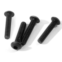 HPI - Button Head Screw M3x15mm (Hex Socket/4pcs) [Z216]