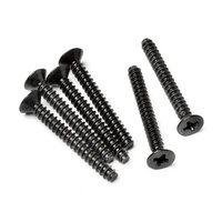 HPI - TP. Flat Head Screw M3X25mm (6Pcs) [Z583]