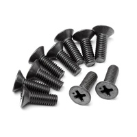 HPI - Flat Head Screw M4X12mm (6Pcs) [Z623]