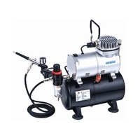Hseng - Air Compressor (w/Tank) & HS-80 Airbrush Kit