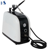 Hseng - 2 Spray Airbrush Compressor KIT w/HS-30 airbrush