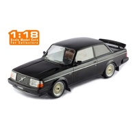 IXO Models - 1/18 VOLVO 240 TURBO "CUSTOM" BLACK - 1986