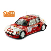 IXO Models - 1/18 Peugeot 205 T16 #3 B.Darniche - A.Mahe Rally Ypres 1985