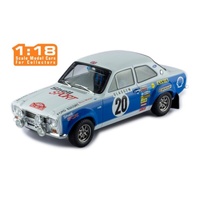 IXO Models - 1/18 Ford Escort MK I RS 1600 #20 H.Mikkola - J.Porter Rallye Monte-Carlo 1973