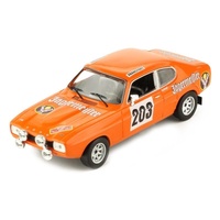 IXO Models - 1/43 Ford Capri MK I #203 E.Schimpf / -J.Zauner Rally Monte-Carlo 1973