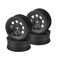 9 shot - B6.1 | YZ2 | XB2 | RB7 | KC, KD, 2.2" front wheel (black) - 4pc