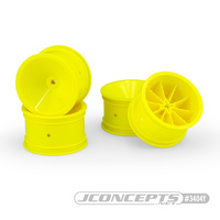 Mono - RC10, RC10B2, RC10B3 2.2" rear wheel (yellow) - 4pc