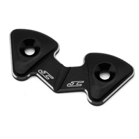 JConcepts Team Associated RC10B7 One-Piece Aluminum Wing Mount Button (Black)