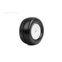 Jetko 1/10 2.2 Stadium Truck/Dish/White Rim/Super Soft/Glued