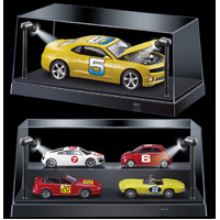 King Creation - 1/24/1/43 Black Base LED Lighted Display Case - KC9902BLK