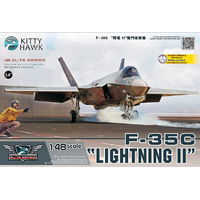 Kitty Hawk 1/48 F-35C Lightning II Plastic Model Kit
