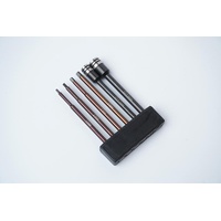 Koswork - Nut Driver/Hex Wrench Tip Set 1.5, 2.0, 2.5, 3.0mm Hex & 5.5, 7mm Nut Driver 1/4" Drive Hex