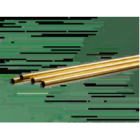 K&S Precision Metals - Round Brass Rod 3.5mm OD x 1m 1piece - #3956
