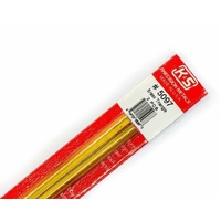 K&S Precision Metals - Brass Triangle Tube 1/4in x 12in 2pieces - #5097