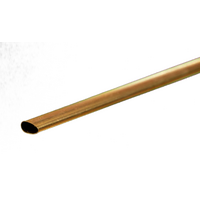 K&S Precision Metals - Brass Streamline Small 12in 1piece - #8122