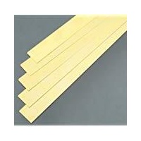 K&S Precision Metals - Brass Strips 2in x 0.025in x 12in 1piece - #8239