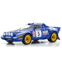 Kyosho - 1/18 Lancia Stratos HF 1976 Tour de Corse Blue Nr. 5 Diecast Model Car
