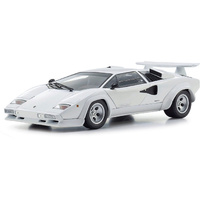Kyosho - 1/18 Lamborghini Countach LP 400 S White (Int. Black) Diecast Model Car