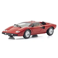 Kyosho - 1/18 Lamborghini Countach LP 400 Red (Int. Tan) Diecast Model Car