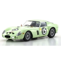 Kyosho - 1/18 Ferrari 250 GTO (RHD) 1962 Goodwood Tourist Trophy Light Green Nr. 15 Diecast Model Car