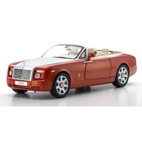 Kyosho - 1/18 Rolls-Royce Phantom Drophead Coupe - Orange - Orange Diecast Model Car