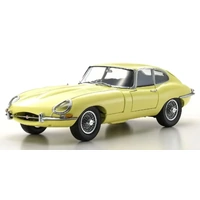 Kyosho - 1/18 Jaguar E-Type Pale Primrose Diecast Model Car