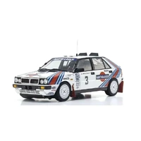 Kyosho - 1/18 Lancia Delta HF 4WD 1987 Olympus Rally MARTINI ROSSI Nr.3 Diecast Model Car
