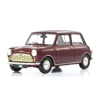 Kyosho - 1/18 Morris Mini Minor Cherry Red Diecast Model Car