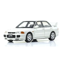 Kyosho - 1/43 Mitsubishi Lancer Evolution III White Resin Model Car