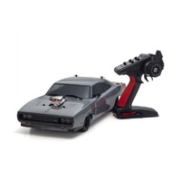 Kyosho - 1/10 Fazer Mk2 1970 Dodge Charger Supercharged VE Gray 4WD Electric Car Readyset [34492T1]