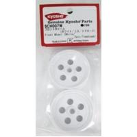 Kyosho - Front Wheel (White/2pcs/Tomahawk)