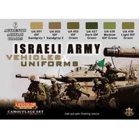 Lifecolor - Paint Set - Idf Vehicles & Uniforms