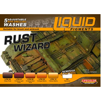 Lifecolor - Liquid Pigments - Rust Wizard Paint Set