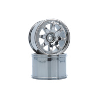 LRP 122021 8-SPOKE WHEEL BLACK -CHROME (2 PCS)