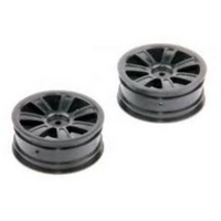 LRP 124049 Spoke Wheel front black (2 pcs) - S10 Twister BX