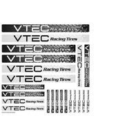 LRP 62414 STICKER SHEET VTEC RACING TYRES