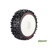 Louise - B-Pioneer 1/18 Buggy Tyre Soft White Rim