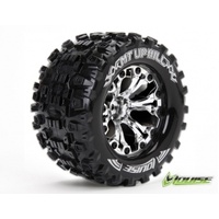 Louise - Uphill Monster Truck Tyres On Chrome