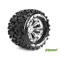 Louise - Uphill 1/8 Monster Truck Tyres On Chrome