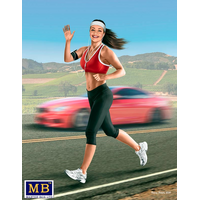 Master Box 1/24 Jogging some miles. Tyra. Plastic Model Kit