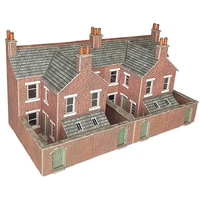 Metcalfe - HO/OO Terrace House Backs Brick