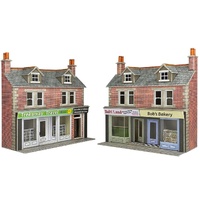Metcalfe - HO/OO Terrace Shop Fronts Brick