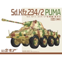 Magic Factory - 1/72 Sd.Kfz.234/2 Puma Plastic Model Kit