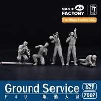 Magic Factory - 1/48 Ground Service Crew Set (3D printed)