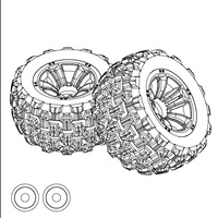 MJX -  Truggy tyres [16300B]