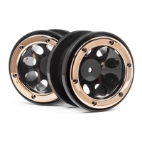 Maverick WHEELS W/GOLD BEADLOCKS (2PCS)  - MV25065