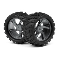 Maverick 1/18 Monster Truck Wheel & Tyre Assembly (Ion MT)  - MV28055